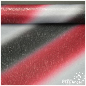 PUNTO DEGRADÉ CON PELÍCULA GLITTER SERIE DESERT ROJO 150cm