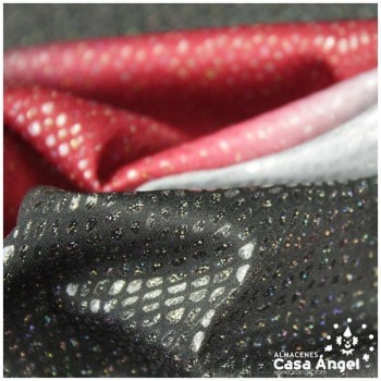 PUNTO DEGRADÉ CON PELÍCULA GLITTER SERIE DESERT ROJO 150cm