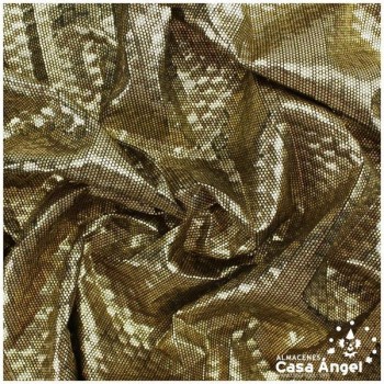 PAN DE ORO MICROPUNTOS ORO PLASTIFICADO 150cm