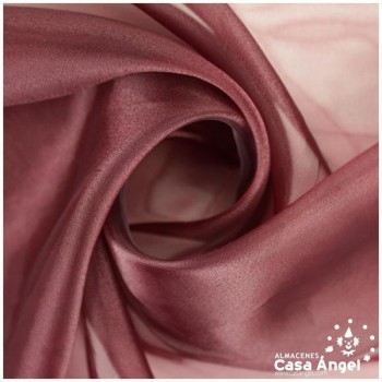ORGANZA BURDEOS CRISTAL SERIE LORCA 150cm