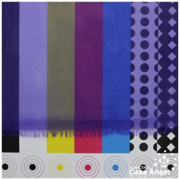 ORGANZA MORADA CRISTAL SERIE LORCA 150cm