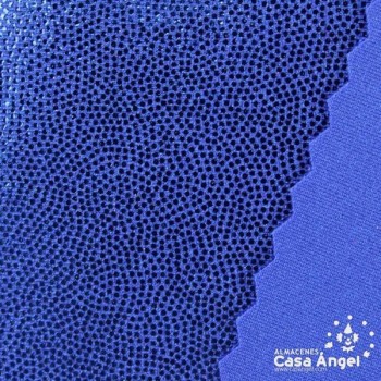 LYCRA AZUL CON BRILLO EN MICROPUNTOS 150cm