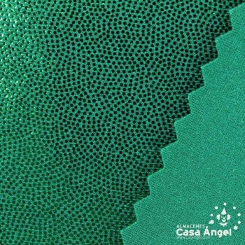 LYCRA VERDE CON BRILLO EN MICROPUNTOS 150cm