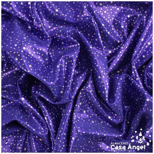 LYCRA MORADA ESTAMPADA SERIE PERSEIDAS 150cm