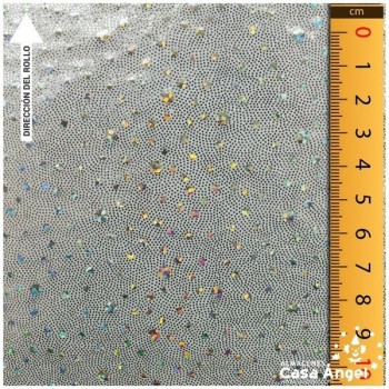 LYCRA PLATEADA ESTAMPADA SERIE PERSEIDAS 150cm