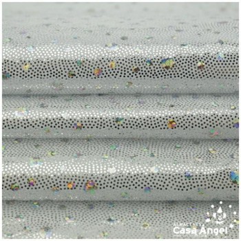 LYCRA PLATEADA ESTAMPADA SERIE PERSEIDAS 150cm