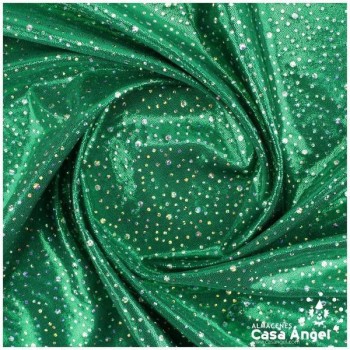 LYCRA VERDE ESTAMPADA SERIE PERSEIDAS 150cm