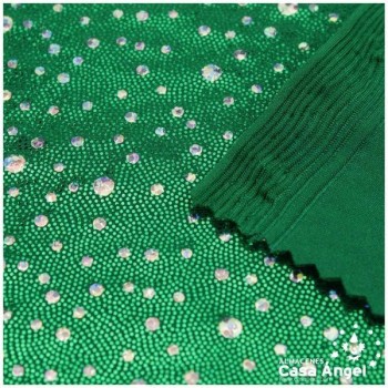LYCRA VERDE ESTAMPADA SERIE PERSEIDAS 150cm