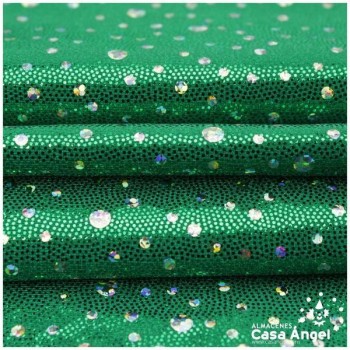 LYCRA VERDE ESTAMPADA SERIE PERSEIDAS 150cm