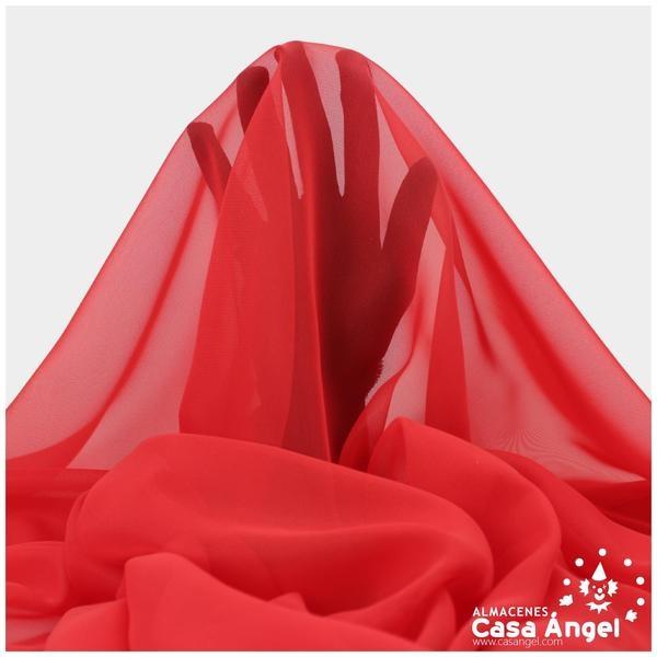 GASA SATINADA ROJA 150cm