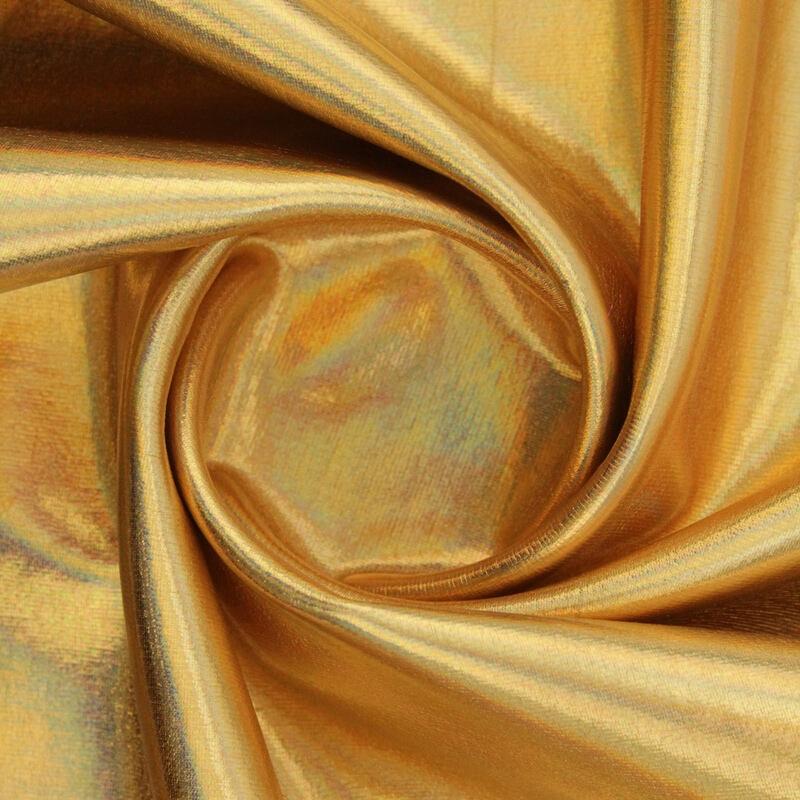 LYCRA FOIL HOLOGRAMA ORO 150cm