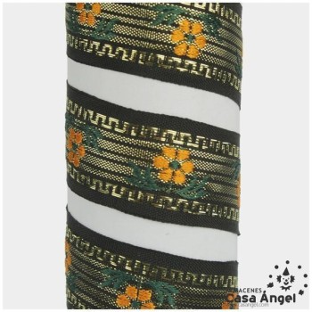 CINTA TAPACOSTURAS FLORES HILO ORO