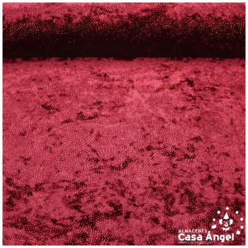 TERCIOPELO DE FANTASÍA BURDEOS GLITTER 150cm