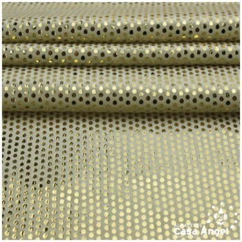 TERCIOPELO DORADO LYCRA ESTAMPADO LUNAR FOIL 150cm