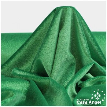 TERCIOPELO VERDE LYCRA MICRO GLITTER 150cm