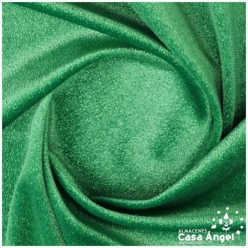 TERCIOPELO VERDE LYCRA MICRO GLITTER 150cm
