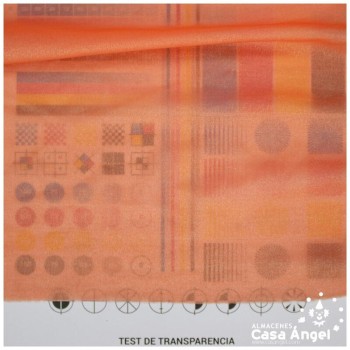 GASA ELÁSTICA NARANJA BRILLO AGUA 150cm