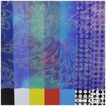 TUL LYCRA DEGRADÉ CON FOIL PLATA 150cm