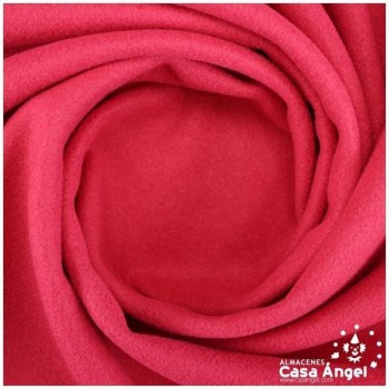 TELA DE PAÑO COLOR FRESA LISO SERIE KALY 150cm