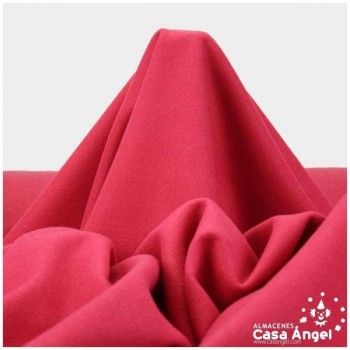 TELA DE PAÑO COLOR FRESA LISO SERIE KALY 150cm