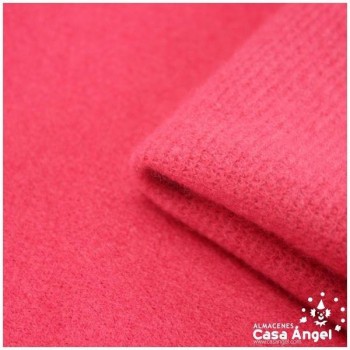 TELA DE PAÑO COLOR FRESA LISO SERIE KALY 150cm