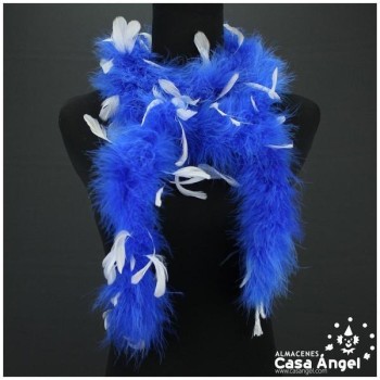 MARABÚ AZUL CON PLUMAS COMBINADAS 21gr/m