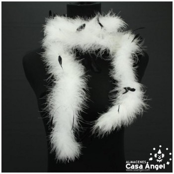 MARABÚ BLANCO CON PLUMAS COMBINADAS 21gr/m