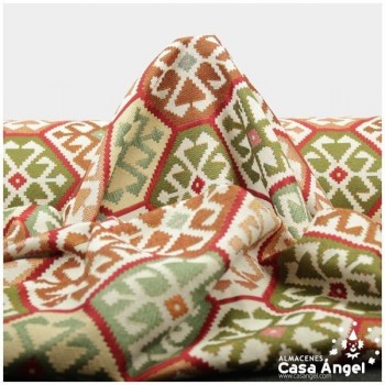 TELA DE TAPICERÍA DE ALTO GRAMAJE SERIE KILIM OTOÑO 280cm