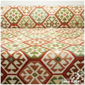 TELA DE TAPICERÍA DE ALTO GRAMAJE SERIE KILIM OTOÑO 280cm