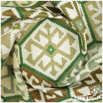 TELA DE TAPICERÍA DE ALTO GRAMAJE SERIE KILIM PRIMAVERA 280cm