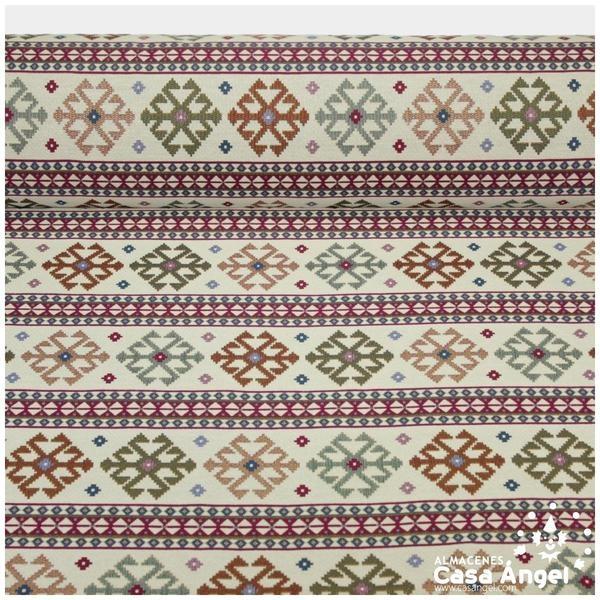 TELA DE TAPICERÍA DE ALTO GRAMAJE SERIE KILIM INVIERNO 280cm