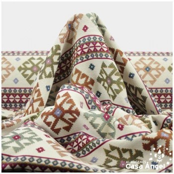 TELA DE TAPICERÍA DE ALTO GRAMAJE SERIE KILIM INVIERNO 280cm
