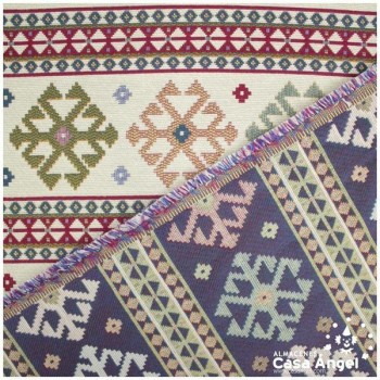 TELA DE TAPICERÍA DE ALTO GRAMAJE SERIE KILIM INVIERNO 280cm