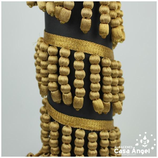 FLECO DE BORLAS DORADAS 9cm