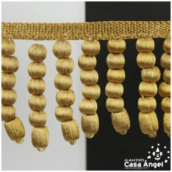 FLECO DE BORLAS DORADAS 9cm
