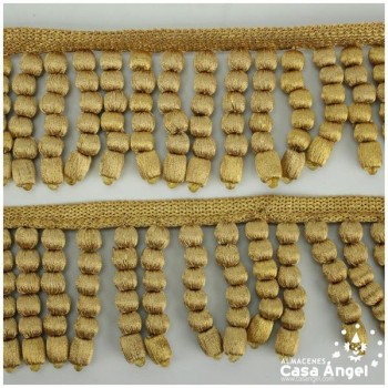 FLECO DE BORLAS DORADAS 9cm