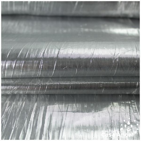 TEJIDO LAMÉ PLISADO PLATA 115cm