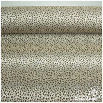 TELA DE ALGODÓN ROBUSTO SERIE LEOPARDO MARRÓN 280cm