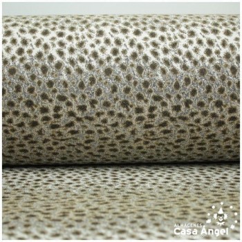 TELA DE ALGODÓN ROBUSTO SERIE LEOPARDO MARRÓN 280cm