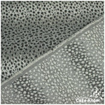 TELA DE ALGODÓN ROBUSTO SERIE LEOPARDO GRIS 280cm
