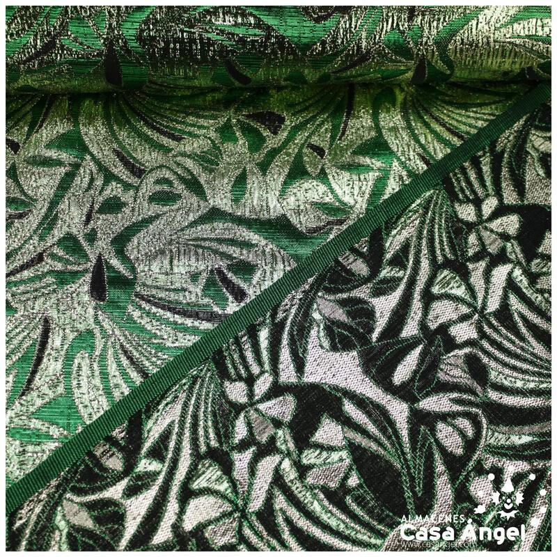 BROCADO JACQUARD SERIE LONGO VERDE 112cm