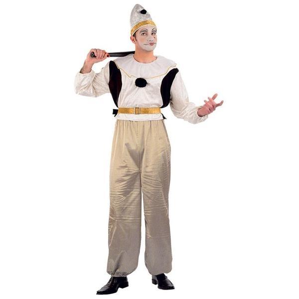 DISFRAZ PIERROT CLÁSICO ADULTO
