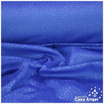 TERCIOPELO AZUL MARINO ESTAMPADO GLITTER SERIE MALI 150cm