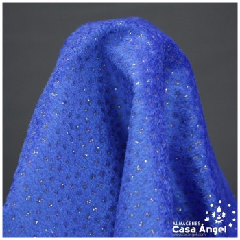 TERCIOPELO AZUL MARINO ESTAMPADO GLITTER SERIE MALI 150cm