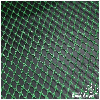 MALLA RED VERDE METALIZADA POLIÉSTER 150cm