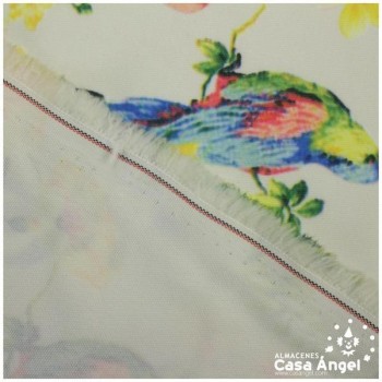MANTELERÍA ANTIMANCHAS PÁJAROS 150cm
