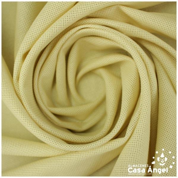 TELA PANAMÁ BEIGE DE ALGODÓN 100% PARA BORDADOS 150cm