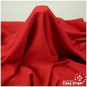 TELA PANAMÁ ROJO DE ALGODÓN 100% PARA BORDADOS 150cm