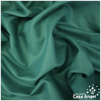 TELA PANAMÁ VERDE BOTELLA DE ALGODÓN 100% PARA BORDADOS 150cm
