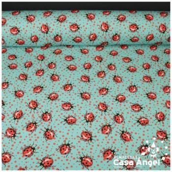 TELA CREPE ESTAMPADO DE MARQIUITAS SERIE HOLLAnD 150cm